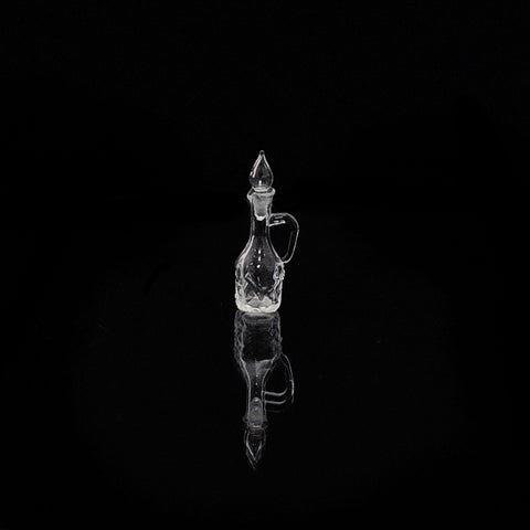 Diamond Print Crystal Cruet, Style 516