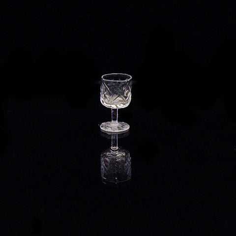 Crystal Glass with Diamond Print Design, Style 524