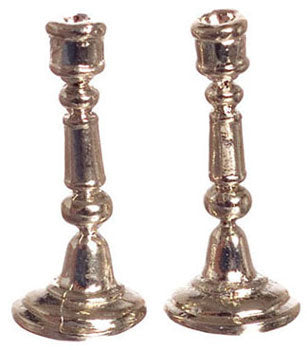 Candlesticks, Silver Plated, Pair
