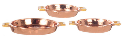 Copper Casserole Set New