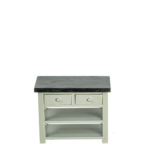 Small Table, Gray and Black