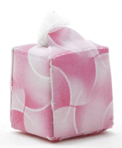 Facial Tissue Box, Square, Pink