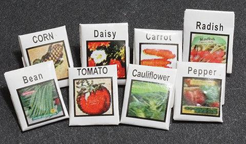 2023 garden seeds Garden Seeds, 8 Packets – Dollhouse Junction