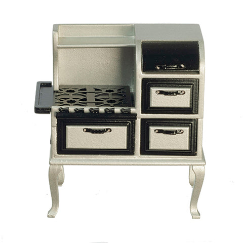 1920's Stove and Oven Unit, Silver, On BACKORDER