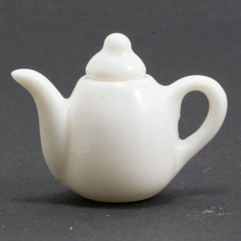 Teapot, White China