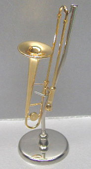 Trombone with Stand and Case