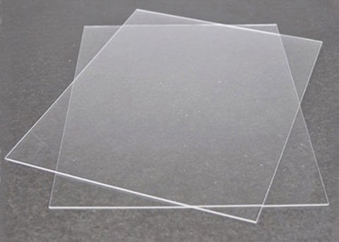 Plexiglass Sheet, 9" x 12", 1mm, set of 2