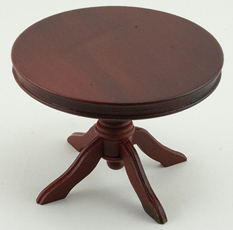 Round Pedestal Table, Mahogany