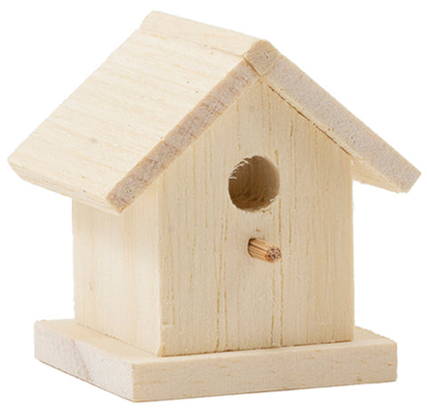 Bird House, Small, Unfinished