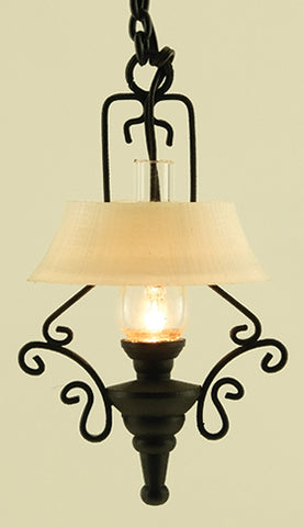 Black Ornate Hanging Lamp