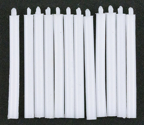 White Candles, Set of 12