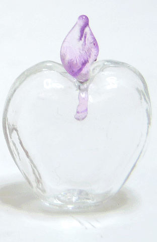 Heart Shaped Vase W/Pink Top
