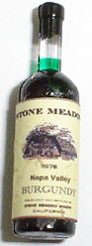 Wine Bottle, Stone Meadow Burgundy