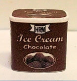Chocolate Ice Cream Carton