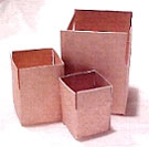 Brown Packing Cartons, Set of Three
