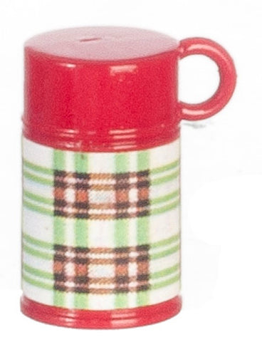 Thermos, Red and Green Plaid
