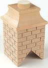 Unfinished, Partially Bricked Chimney