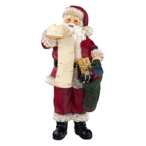 Resin Figure, Santa with List