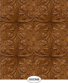 Wallpaper - Faux Embossed Metal Ceiling Tile