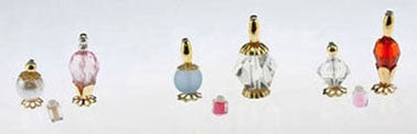 Perfume Bottles, Set of Three