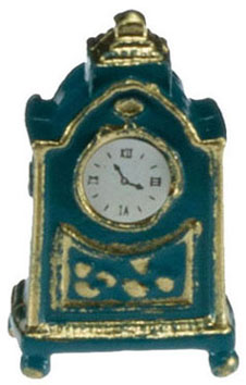 Mantle/Table Clock, Blue and Gold OUT OF STOCK