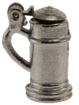 Beer Stein, Pewter Style Finish