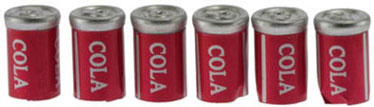 Cola, Set of Six Cans