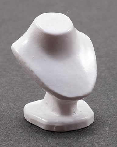 Bust for Jewelry Display, White