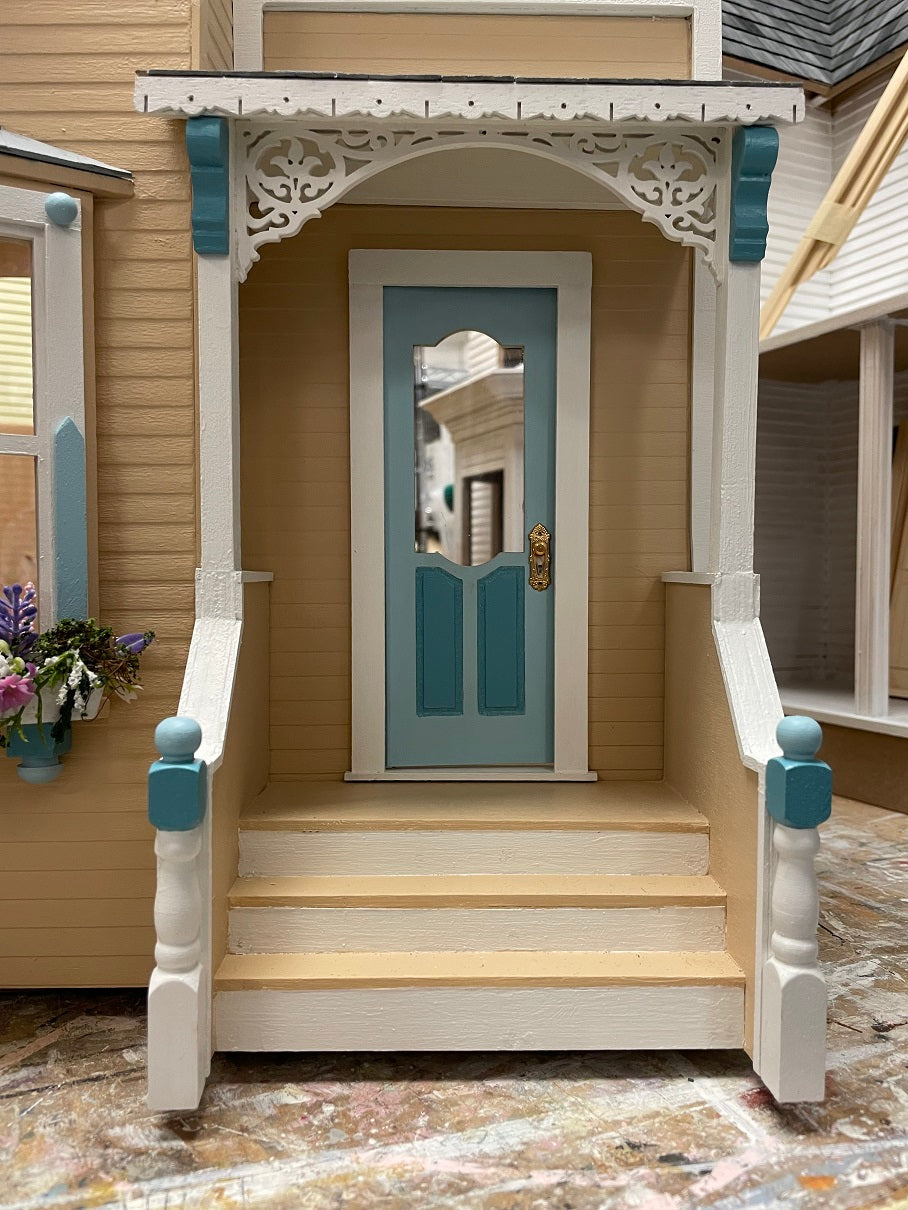 The Belmont Dollhouse, Finished Exterior Dollhouse Junction