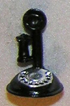 Phone, Candlestick with Dial, Black