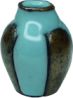 Turquoise Urn W/Top