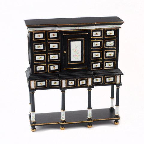 Chinese Painted Apothecary Cabinet