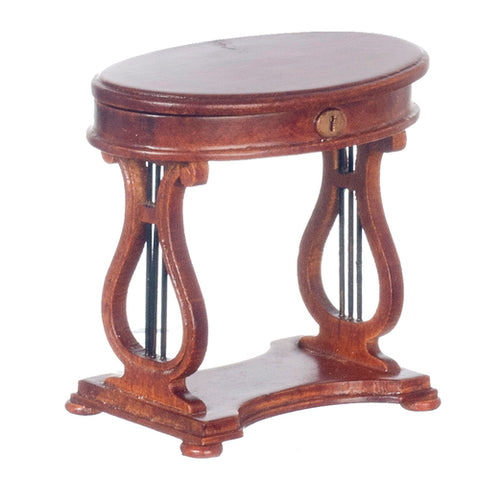 Victorian Sewing Box Table, Walnut