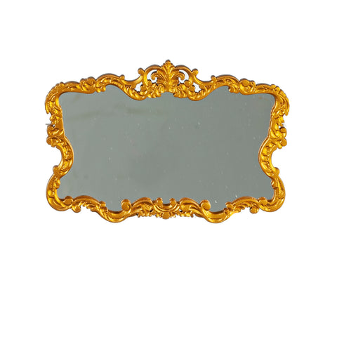 Victorian Wall Mirror, Gold