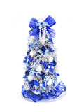 Christmas Tree, Blue and Silver