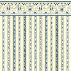 Regency Blue Stripe Wallpaper