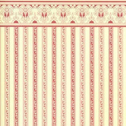 Recency Red Stripe Wallpaper