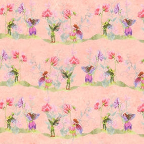 Wallpaper, Fairies with Sweet Pea, Pink