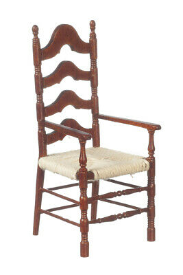 Ladderback Arm Chair, Walnut
