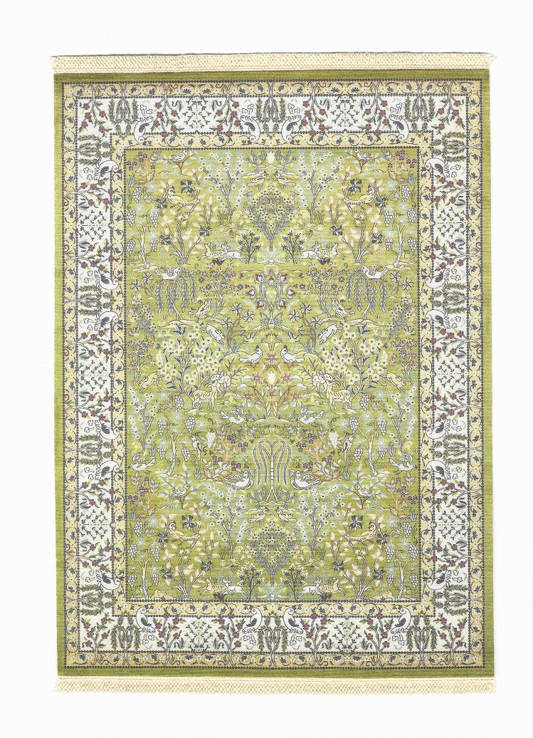 Oriental Rug with Fringe, Style R0201 Dollhouse Junction