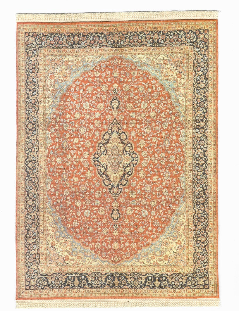 Oriental Rug with Fringe, Style R279 Dollhouse Junction