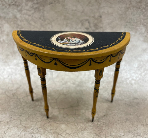 Neoclassic Demilune Table by Karen Steely