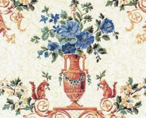 DuBarry Wallpaper, Burgandy