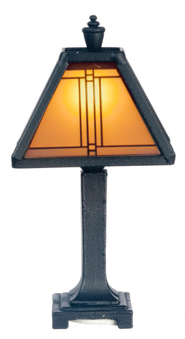 Dark Bronze Tiffany Arts and Craftsman Lamp