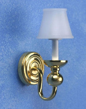 Candlestick Wall Sconce with Shade