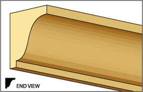 Crown Molding, 1/4"