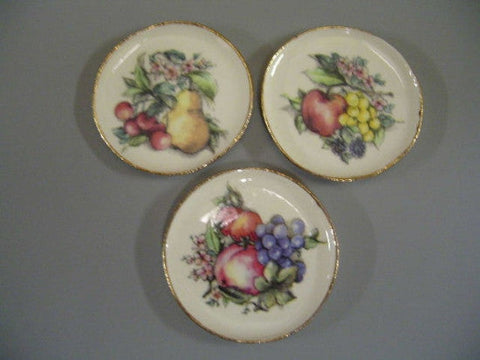 Fruit Plates, Set of Three