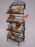 Bakers Rack With Breads