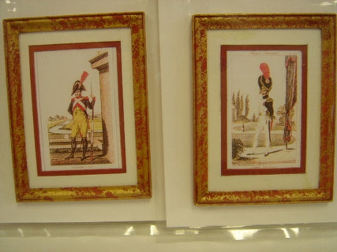 Prints, Pair of French Miltary