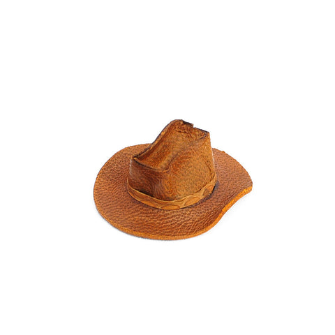 Cowboy Hat, Brown Leather